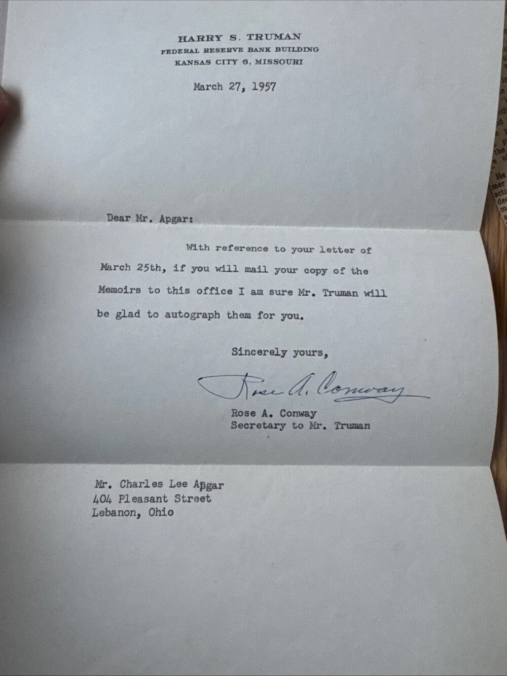 Memoirs By Harry S. Truman: Year of Decisions and Years Of Trial And Hope signed